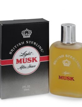 British Sterling Light Musk By Dana After Shave 2 Oz For Men