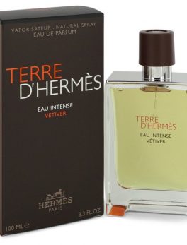 Terre D'hermes Eau Intense Vetiver By Hermes Eau De Parfum Spray 3.3 Oz For Men