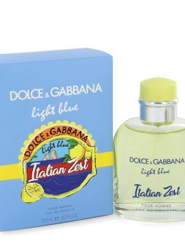 Light Blue Italian Zest By Dolce and Gabbana Eau De Toilette Spray 4.2 Oz For Men