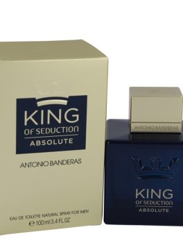 King Of Seduction Absolute By Antonio Banderas Eau De Toilette Spray 3.4 Oz For Men