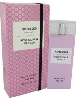 Notebook Rose Musk and Vanilla By Selectiva Spa Eau De Toilette Spray 3.4 Oz For Women