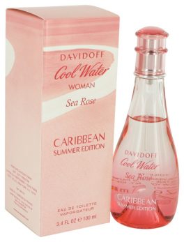 Cool Water Sea Rose Caribbean Summer By Davidoff Eau De Toilette Spray 3.4 Oz For Women
