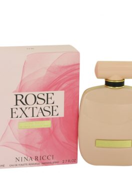 Rose Extase By Nina Ricci Eau De Toilette Sensuelle Spray 2.7 Oz For Women