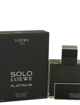 Solo Loewe Platinum By Loewe Eau De Toilette Spray 3.4 Oz For Men