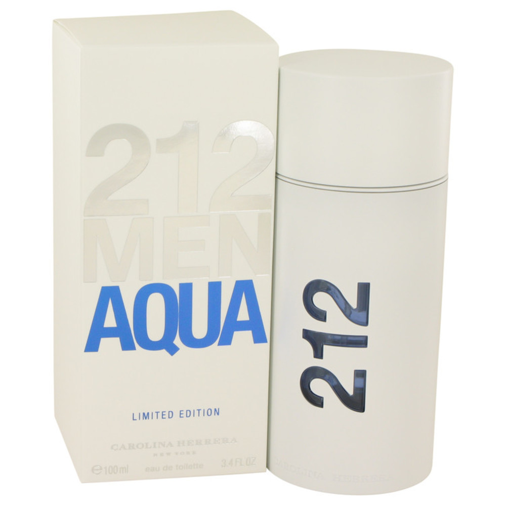 212 Aqua By Carolina Herrera Eau De Toilette Spray 3.4 Oz For Men