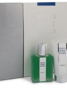 Caron Pour Homme Sport By Caron Gift Set -- 2.5 Oz Eau De Toilette Spray + 2.5 Oz Shower Gel For Men