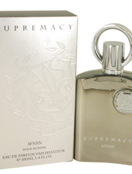 Supremacy Silver By Afnan Eau De Parfum Spray 3.4 Oz For Men