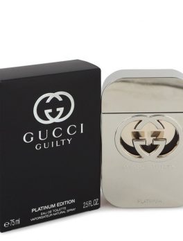 Gucci Guilty Platinum By Gucci Eau De Toilette Spray 2.5 Oz For Women