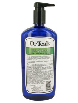 Dr Teal's Body Wash With Pure Epsom Salt By Dr Teal's Body Wash With Pure Epsom Salt With Eucalyptus and Spearmint 24 Oz For Women