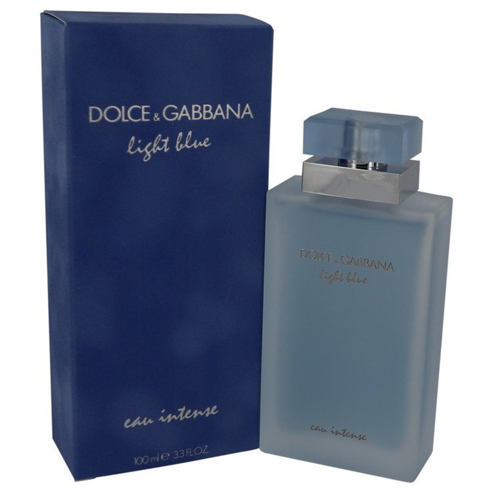 Light Blue Eau Intense By Dolce and Gabbana Eau De Parfum Spray 3.3 Oz For Women