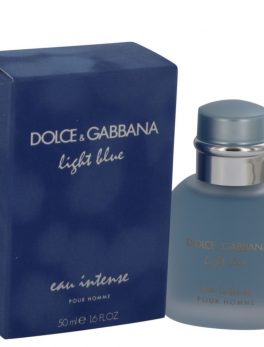 Light Blue Eau Intense By Dolce and Gabbana Eau De Parfum Spray 1.7 Oz For Men