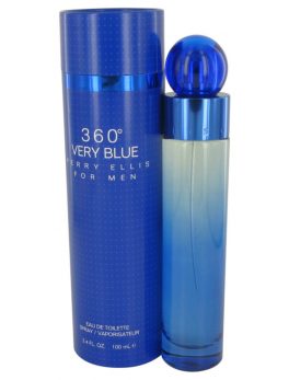 Perry Ellis 360 Very Blue By Perry Ellis Eau De Toilette Spray 3.4 Oz For Men