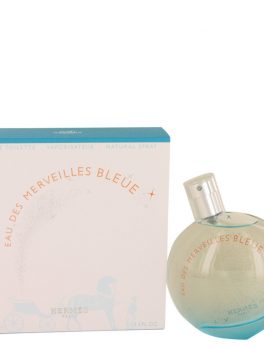 Eau Des Merveilles Bleue By Hermes Eau De Toilette Spray 3.4 Oz For Women