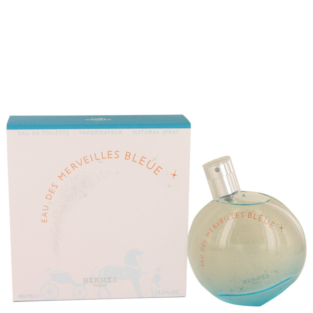 Eau Des Merveilles Bleue By Hermes Eau De Toilette Spray 3.4 Oz For Women