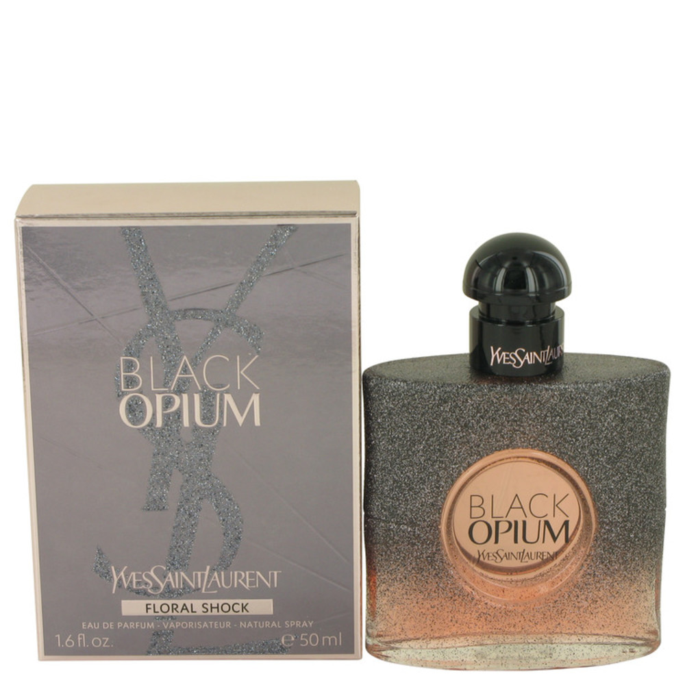 Black Opium Floral Shock By Yves Saint Laurent Eau De Parfum Spray 1.7 Oz For Women