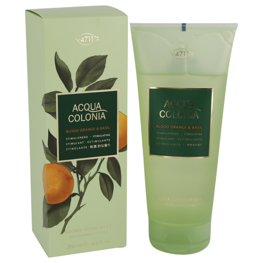 4711 Acqua Colonia Blood Orange and Basil By Maurer and Wirtz Shower Gel 6.8 Oz For Women