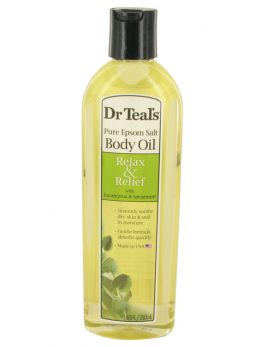 Dr Teal's Bath Additive Eucalyptus Oil By Dr Teal's Pure Epson Salt Body Oil Relax and Relief With Eucalyptus and Spearmint 8.8 Oz For Women