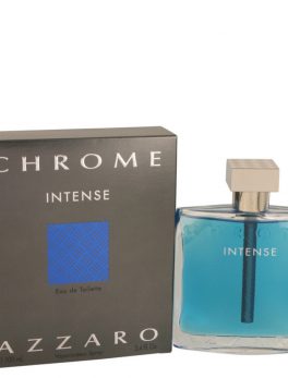 Chrome Intense By Azzaro Eau De Toilette Spray 3.4 Oz For Men