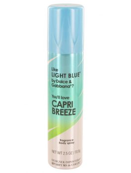 Designer Imposters Capri Breeze By Parfums De Coeur Body Spray 2.5 Oz For Women