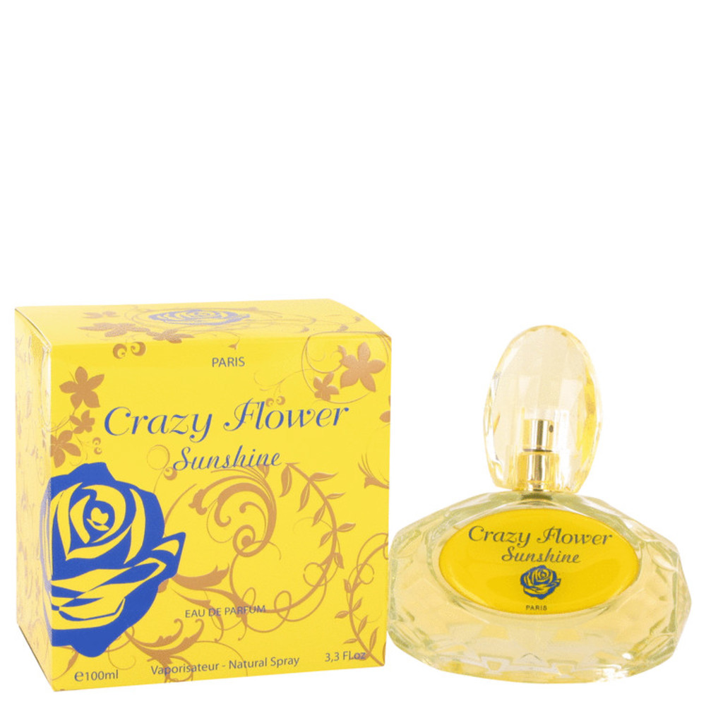 Crazy Flower Sunshine By Yzy Perfume Eau De Parfum Spray 3.3 Oz For Women