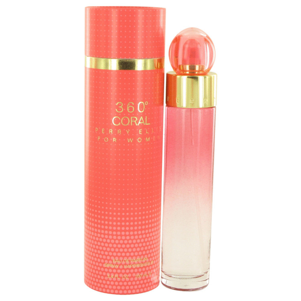 Perry Ellis 360 Coral By Perry Ellis Eau De Parfum Spray 3.4 Oz For Women