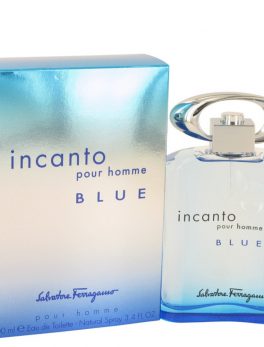 Incanto Blue By Salvatore Ferragamo Eau De Toilette Spray 3.4 Oz For Men