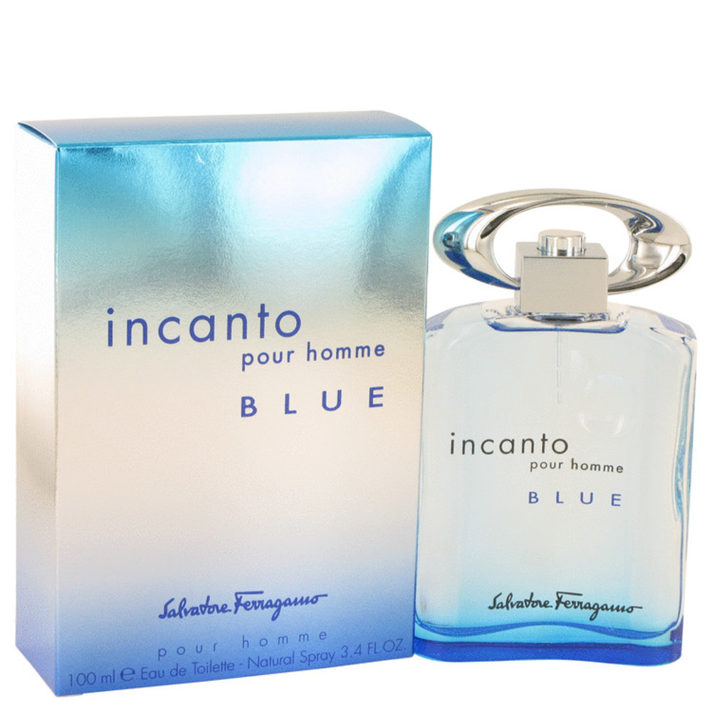 Incanto Blue By Salvatore Ferragamo Eau De Toilette Spray 3.4 Oz For Men