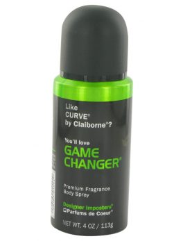 Designer Imposters Game Changer By Parfums De Coeur Body Spray 4 Oz For Men