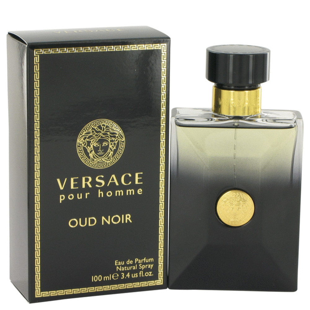 Versace Pour Homme Oud Noir By Versace Eau De Parfum Spray 3.4 Oz For Men