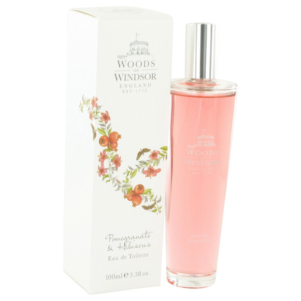 Pomegranate and Hibiscus By Woods Of Windsor Eau De Toilette Spray 3.4 Oz For Women