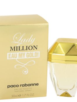 Lady Million Eau My Gold By Paco Rabanne Eau De Toilette Spray 1.7 Oz For Women