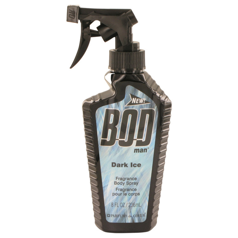 Bod Man Dark Ice By Parfums De Coeur Body Spray 8 Oz For Men
