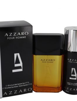 Azzaro By Azzaro Gift Set -- 3.4 Oz Eau De Toilette Spray + 5.1 Oz Deodorant Spray For Men