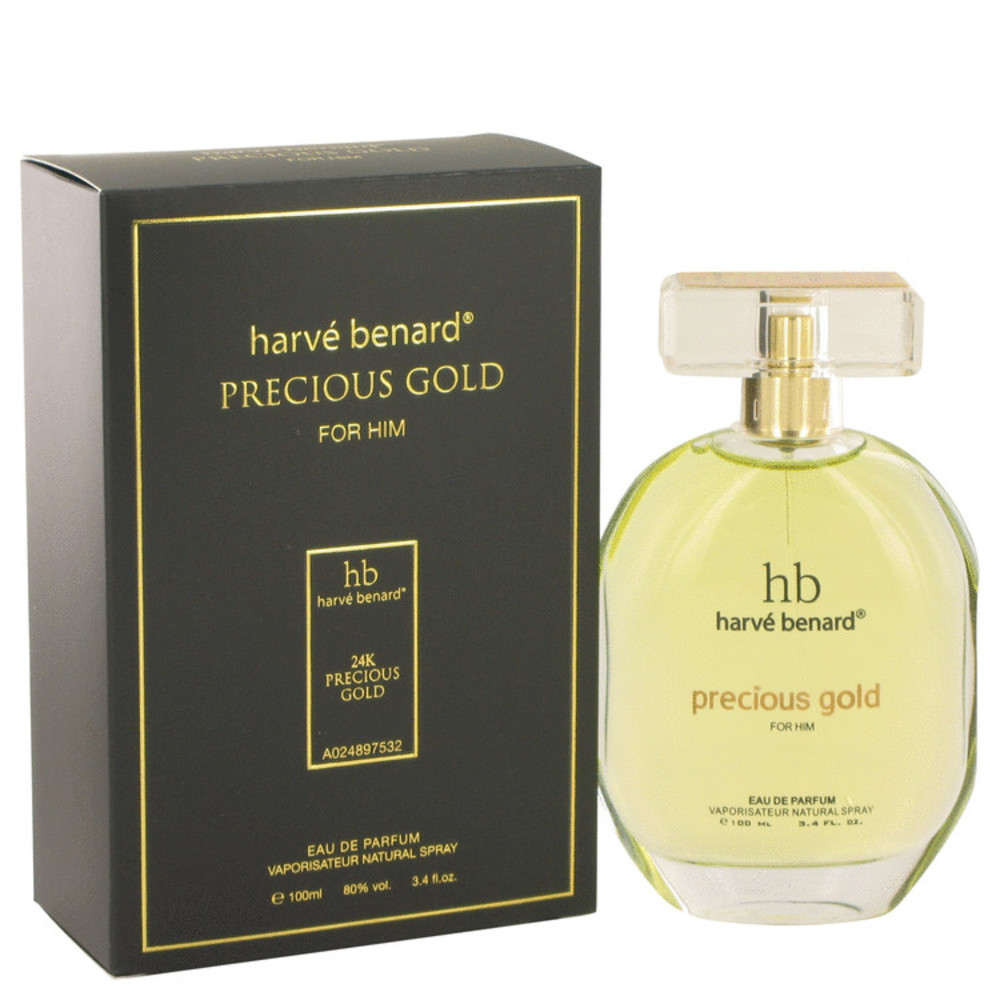 Precious Gold By Harve Benard Eau De Toilette Spray 3.4 Oz For Men