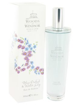 Blue Orchid and Water Lily By Woods Of Windsor Eau De Toilette Spray 3.3 Oz For Women