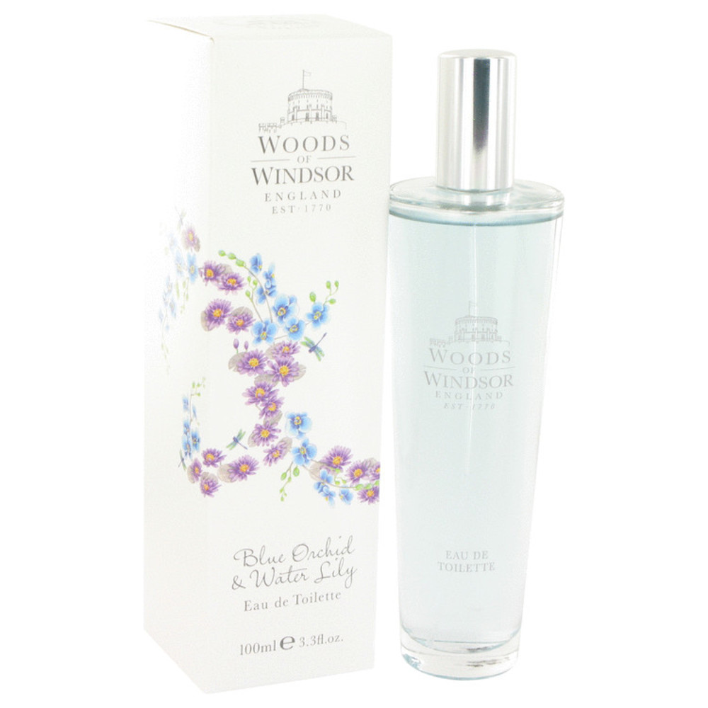 Blue Orchid and Water Lily By Woods Of Windsor Eau De Toilette Spray 3.3 Oz For Women