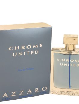 Chrome United By Azzaro Eau De Toilette Spray 3.4 Oz For Men