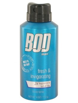Bod Man Blue Surf By Parfums De Coeur Body Spray 4 Oz For Men