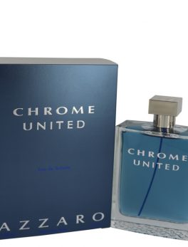 Chrome United By Azzaro Eau De Toilette Spray 6.8 Oz For Men