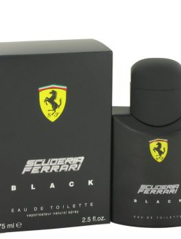 Ferrari Scuderia Black By Ferrari Eau De Toilette Spray 2.5 Oz For Men