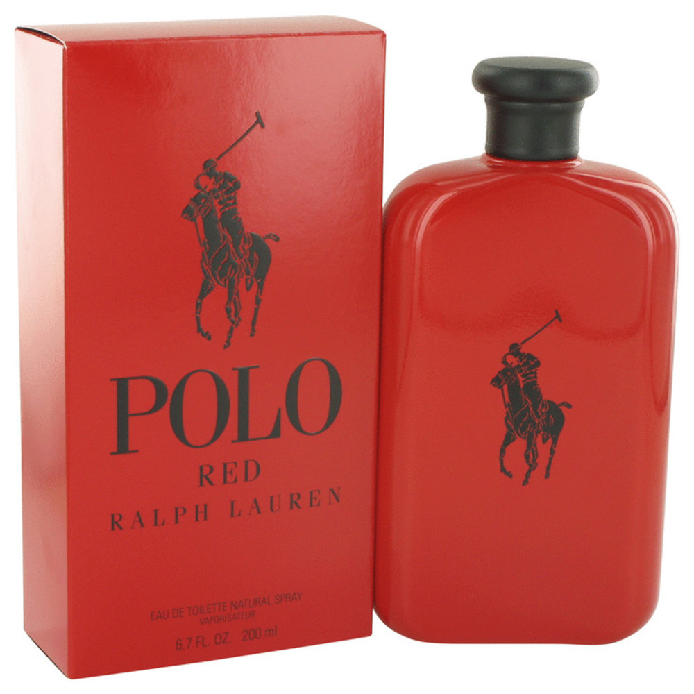 Polo Red By Ralph Lauren Eau De Toilette Spray 6.7 Oz For Men