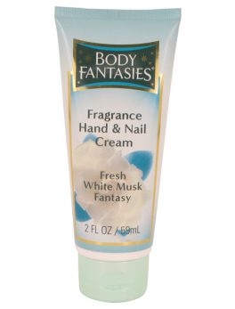 Body Fantasies Signature Fresh White Musk By Parfums De Coeur Hand and Nail Cream 2 Oz For Women