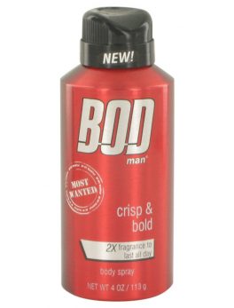 Bod Man Most Wanted By Parfums De Coeur Fragrance Body Spray 4 Oz For Men
