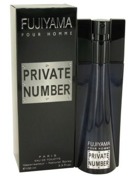 Fujiyama Private Number By Succes De Paris Eau De Toilette Spray 3.3 Oz For Men