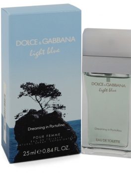Light Blue Dreaming In Portofino By Dolce and Gabbana Eau De Toilette Spray .84 Oz For Women