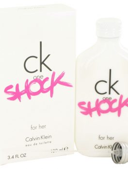 Ck One Shock By Calvin Klein Eau De Toilette Spray 3.4 Oz For Women