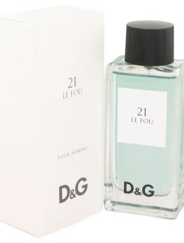 Le Fou 21 By Dolce and Gabbana Eau De Toilette Spray 3.3 Oz For Men