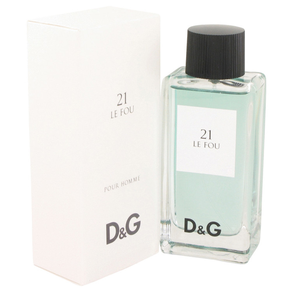 Le Fou 21 By Dolce and Gabbana Eau De Toilette Spray 3.3 Oz For Men