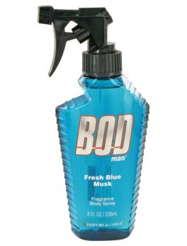 Bod Man Fresh Blue Musk By Parfums De Coeur Body Spray 8 Oz For Men