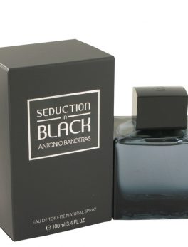 Seduction In Black By Antonio Banderas Eau De Toilette Spray 3.4 Oz For Men